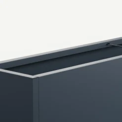 Fioriera PLANTER 30 in Metallo colore Antracite 150x30x50 cm-Herstera Discount