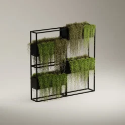 Fioriera Hestera PLANTER HUB in Metallo colore Antracite 80x25x78-Herstera Hot