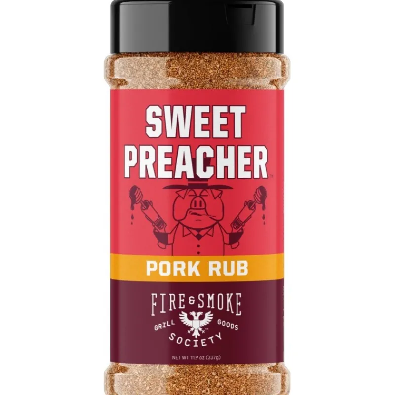 Fire & Smoke Sweet Preacher Rub - 337 gr-Fire & Smoke Society Clearance