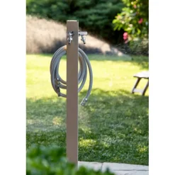 Fontana da Giardino Aquapoint Triangle da Interrare Grigio Tortora-Acquapoint Outlet