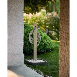Fontana da Giardino Aquapoint Triangle da Interrare Grigio Tortora-Acquapoint Outlet