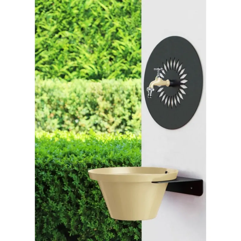 Fontana da Giardino Aquapoint a Parete Wall Fountain Daisy Grigio Tortora-Acquapoint Hot