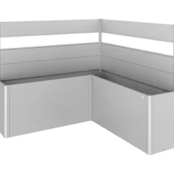 Frangivista con Elemento Vetro per Fioriera BELVEDERE L in Metallo-Biohort New