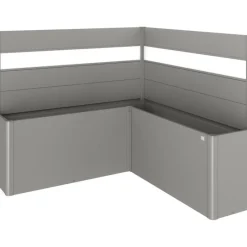 Frangivista con Elemento Vetro per Fioriera BELVEDERE L in Metallo-Biohort New