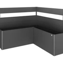 Frangivista con Elemento Vetro per Fioriera BELVEDERE L in Metallo-Biohort New