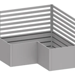 Frangivista per Piante Rampicanti per Aiuola Rialzata a L in Metallo-Biohort Clearance