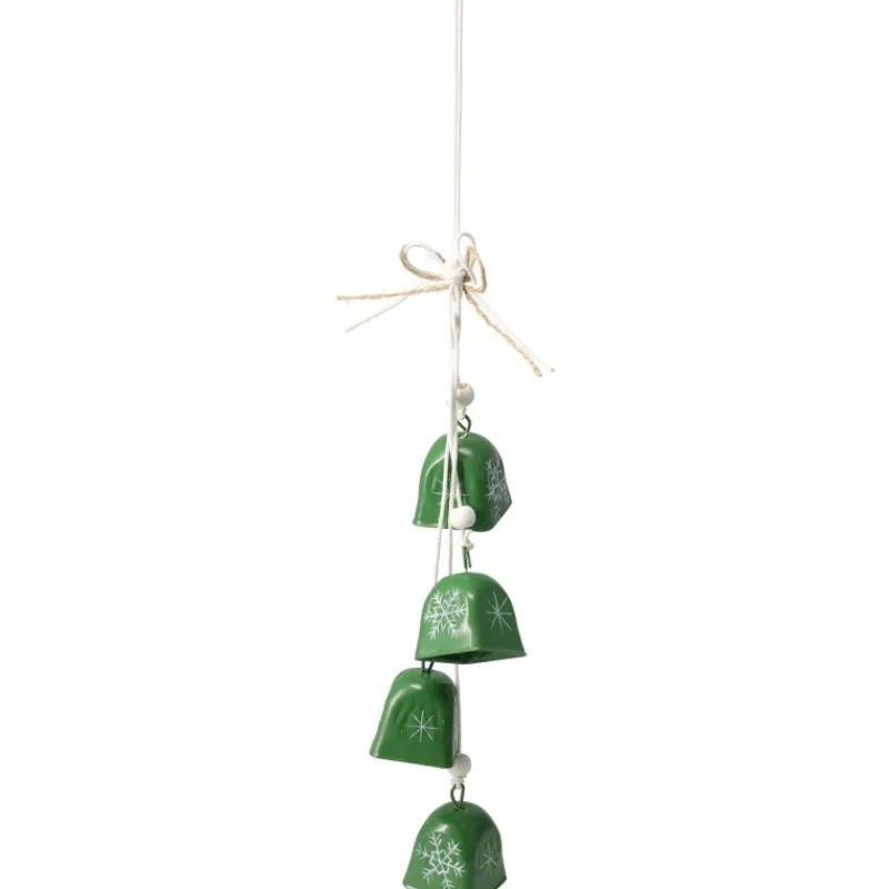 Ghirlanda Campanelle Quadrate 38 cm. Pezzo Singolo-Koopman