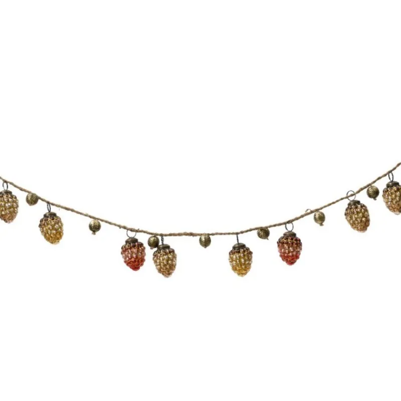 Ghirlanda di Natale con decorazioni in Vetro-Kaemingk Clearance