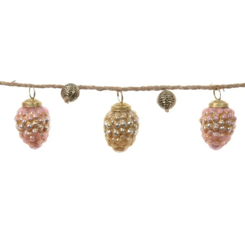 Ghirlanda di Natale con decorazioni in Vetro-Kaemingk Online