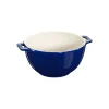 Insalatiera con Manico 18 cm Blu Scura in Ceramica-Staub New