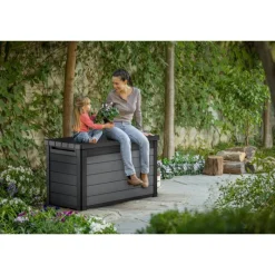 Baule in Resina CORTINA BOX 100 Grafite-Keter Hot