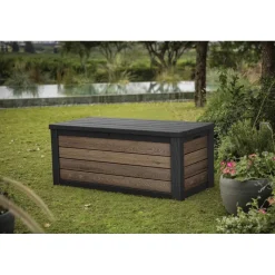 Baule in Resina SIGNATURE DECO BOX 150 NOCE-Keter Best