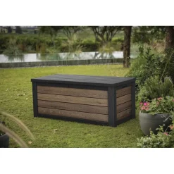 Baule in Resina SIGNATURE DECO BOX 150 NOCE-Keter Best