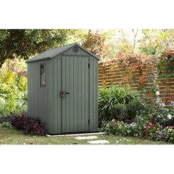 Casetta da Giardino in Resina DARWIN 4x6 Green-Keter Outlet