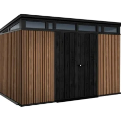 Casetta da Giardino in Resina SIGNATURE PENT 11X7 DOGHE-Keter Sale