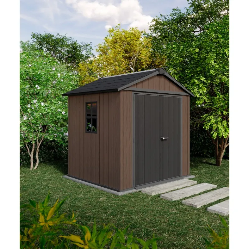 Casetta da Giardino in Resina NEWTON PLUS 775 - Doppia Scelta di Montaggio-Keter Hot