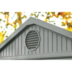 Casetta da Giardino in Resina DARWIN 6x8 Green con Finestre Frontali-Keter Sale