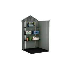 Casetta da Giardino in Resina DARWIN 6x4 Green con Finestre Frontali-Keter Sale