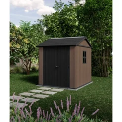 Casetta da Giardino in Resina NEWTON PLUS 757 - Doppia Scelta di Montaggio-Keter Online