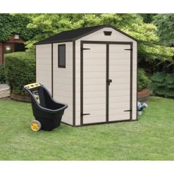 Casetta da Giardino in Resina MANOR 6x8 Beige-Keter Clearance
