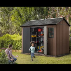 Casetta da Giardino in Resina NEWTON PLUS 759 - Doppia Scelta di Montaggio-Keter Best