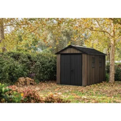 Casetta da Giardino in Resina SIGNATURE APEX 7511 NOCE - Doppia scelta di montaggio-Keter Hot