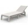 Lettino Prendisole MALLORCA SUNLOUNGER Bianco-Keter Hot