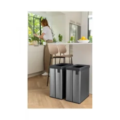 Pattumiera VERTO Recycle Grigio Perlato-Keter Clearance