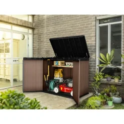 Portattrezzi in Resina STORE IT OUT DARWIN MARRONE-Keter Clearance