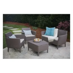 Set Lounge 2 posti SALEMO Cappuccino-Keter Online