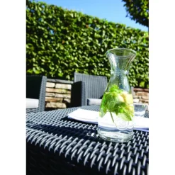 Set Lounge MIA Cappuccino Divano + 2 Poltrone + Tavolino Contenitore-Keter Sale