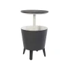 Tavolino in Resina COOL BAR Grigio-Keter Sale