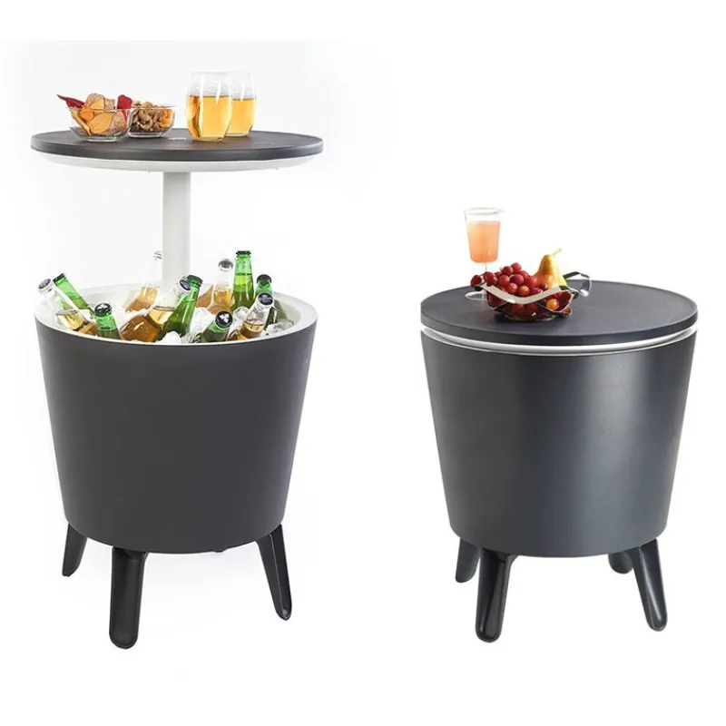 Tavolino in Resina COOL BAR Grigio-Keter Sale