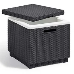 Tavolino Portaghiaccio ICE CUBE Grafite-Keter Hot
