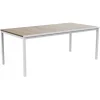 Tavolo PORTO 200 effetto Legno struttura Bianca-Keter Sale
