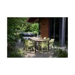 Tavolo PORTO 160 effetto Legno struttura Grafite-Keter Sale