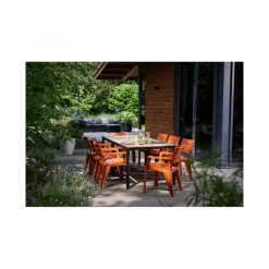 Tavolo PORTO 160 effetto Legno struttura Grafite-Keter Sale