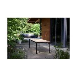 Tavolo PORTO 200 effetto Legno struttura Grafite-Keter Best