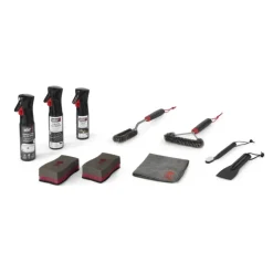 Kit di pulizia per barbecue a gas in acciaio inox Cod. 18283-Weber Outlet