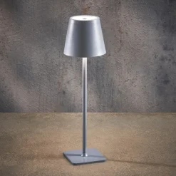 Lampada da Tavolo colore Argento LED Multicolore USB-C-Edelman Clearance