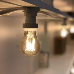 Lampadina E27 Vintage Goccia Ø 60 Bianco Caldo 4W-Lotti New