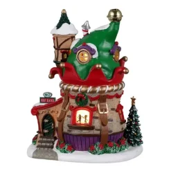 Elf Village Deluxe Pack con Neve in Omaggio-Lemax Online