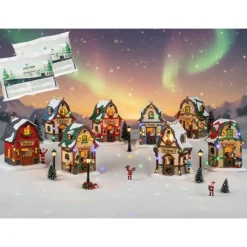 Santa's Reindeer Pack con Neve in Omaggio-Lemax Discount