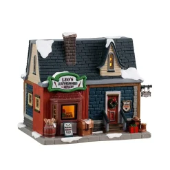 Leo's Leatherworks & Repairs con Alimentatore 4.5V Cod. 55328-Lemax New