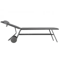 Lettino MIAMI HIGH BEC LFM5174 Silver-LaFuma Sale