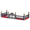 Lighted Wrought Iron Fence Set of 5 B/O 4.5V Cod. 54303-Lemax Clearance