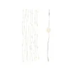 Micro led a fili uniti da esterno Argento/ Bianco dim 100 cm-100L-Kaemingk Discount
