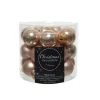 Mini Palline in vetro da appendere Beige dim 2.5 cm Box da 24-Kaemingk Clearance