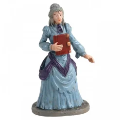Miss Terry The Bookstore Owner Cod. 12008-Lemax Outlet