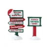 North Pole Signs Set of 2 Cod. 74325-Lemax Online